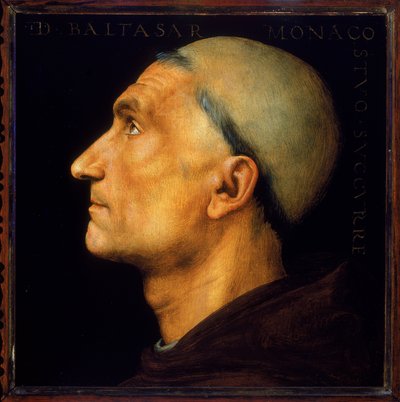 Portrait of Baldassare, the Vallombrosano Monk by Pietro Perugino
